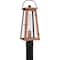 Quoizel Carolina Outdoor Post 1 Light Aged Copper CLN9007AC - alternate 5